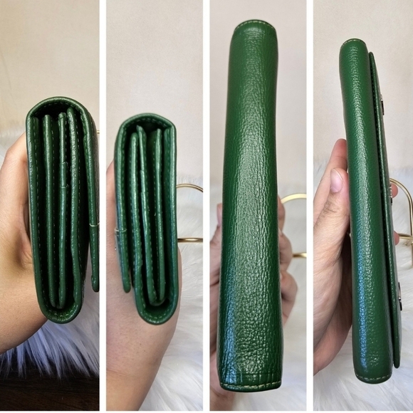 🔹️MCM 🔹️LONG green wallet ✨️💚 - Picture 6 of 9